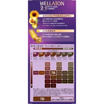 웰라톤 투플러스원 크림 7B 밝은 퓨어브라운 60g+60ml Wella AG