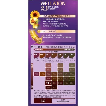 웰라톤 투플러스원 크림 5G 자연스러운 웜브라운 60g+60ml Wella AG