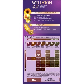 웰라톤 투플러스원 크림 8G 더 밝은 웜브라운 60g+60ml Wella AG