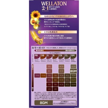 웰라톤 투플러스원 크림 8GM 밝은 매트 브라운 60g+60ml Wella AG