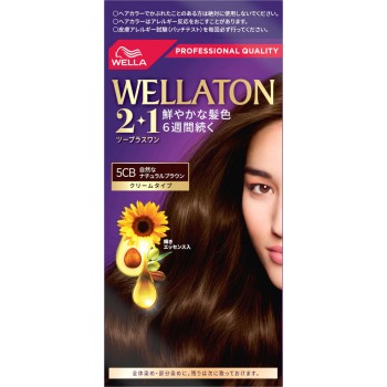 웰라톤 투플러스원 크림 5CB 자연스러운 내추럴브라운 60g+60ml Wella AG