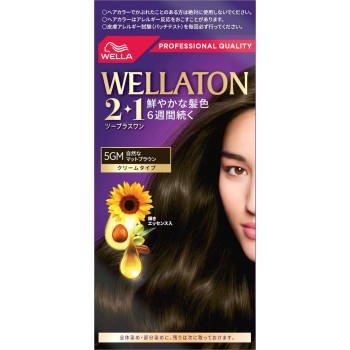웰라톤 투 플러스 원 크림 5GM 자연스러운 매트 브라운 60g+60ml Wella AG (의약외품)