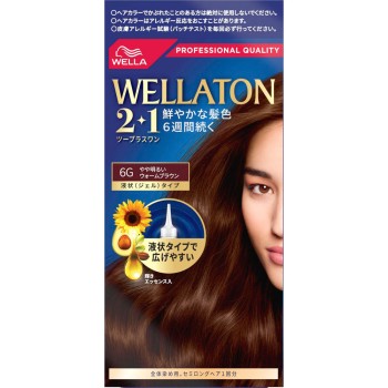 웰라톤 2+1 액상 6G 약간 밝은 웜 브라운 43g+86ml