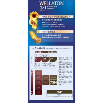 웰라톤 2+1 액상 7GM 밝은 매트 브라운 43g+86ml