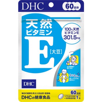 DHC 천연 비타민 E (대두) 60일분 60알 DHC