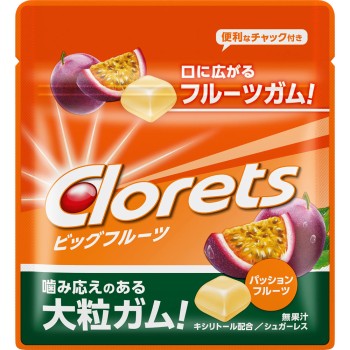 클로레츠 빅 프루트 패션프루트 미니 파우치 17g 몬델리즈 재팬