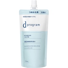 d 프로그램 밸런스&아크네케어 로션 EX (리필) 110ml 시세이도 인터내셔널