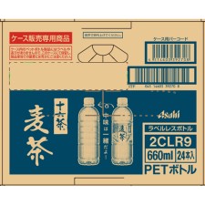 쥬로쿠차 보리차 라벨리스 케이스 660ml×24