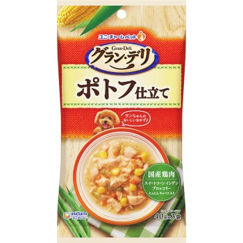 그랑 드리 파우치 포토프 하지 120g 유니참 펫케어