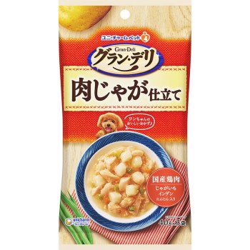 그랑 드리 파우치 고기감자 하지 120g 유니참 펫케어