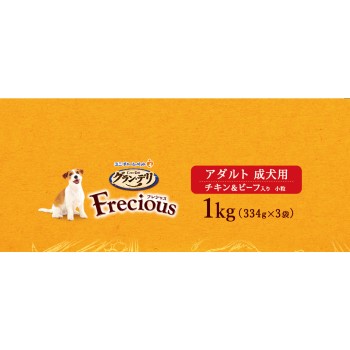 그란데리 프레샤스 어덜트 치킨&비프 1kg 유니참 펫케어