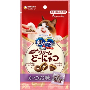 은수저 간식 생선맛크림도넛 가다랑어맛 24g 유니참펫케어