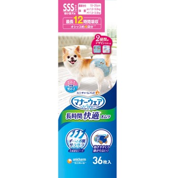 매너 웨어 고령견용 종이 기저귀 SSS 36매 유니참 펫케어