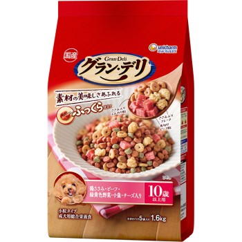 그랑데리 폭신 완성 10세 닭고기살 1.6kg 유니참펫케어