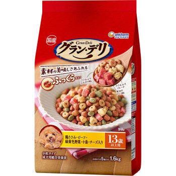 그랑 데리 포슬포슬하게 만든 13세 닭가슴살 1.6kg 유니참 펫케어