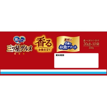 은 숟가락 삼성 구르메 생선 레시피로 사치스러운 소재 4종 어소트 200g 유니참 펫케어