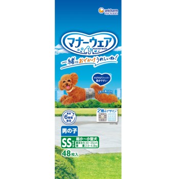 매너 웨어 남자 아이용 SS 48매 유니참 펫케어