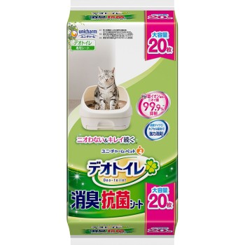 데오 변기 소취·항균 시트 20매 유니참펫케어