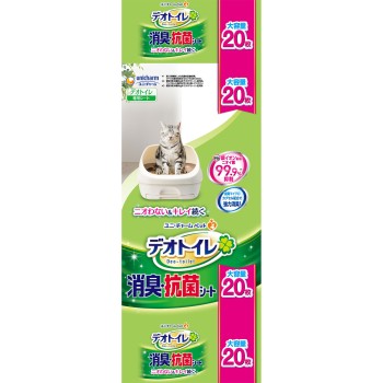 데오 변기 소취·항균 시트 20매 유니참펫케어
