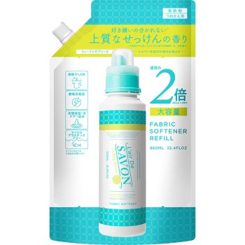 레르뒤사봉 섬유유연제 리필 2배 필링 브리즈 960ml 핏츠 코퍼레이션