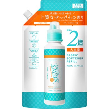 레르뒤사봉 섬유유연제 리필 2배 이노센트 타임 960ml 핏츠 코퍼레이션