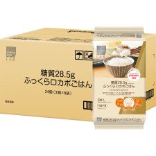 matsukiyo LAB 당질 28.5g 폭신한 로카보밥 케이스 150g×3×8