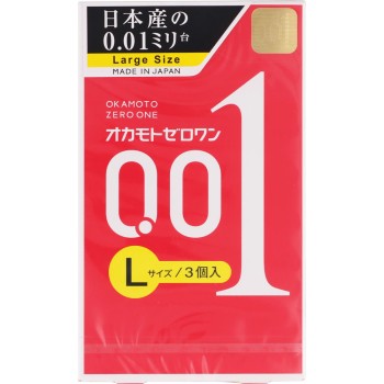 오카모토 제로원 L사이즈 3개입 오카모토