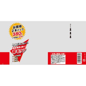 인센트 약용육모토닉 무향 페어팩 190g×2개 어스제약