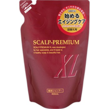 스캘프 프리미엄 XL 약용 샴푸 유니섹스 리필 400ml