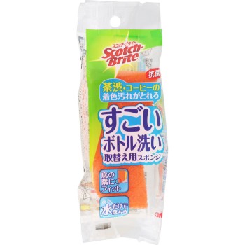 스카치 브라이트 대단한 보틀 세척 교체용 스펀지 교체 쓰리엠 재팬