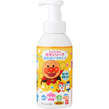 거품 펌프 바디 솝 호빵맨 500ml 반다이