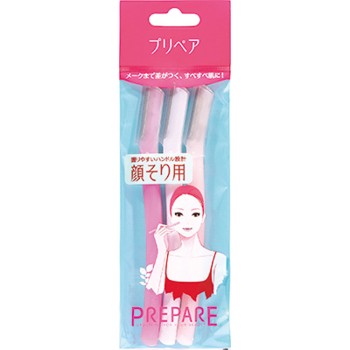 프리페어 얼굴 면도용 (L) 3개 파인투데이
