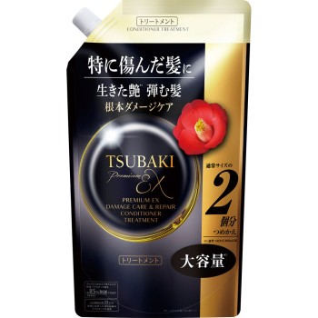 TSUBAKI 프리미엄 EX 데미지 케어 & 리페어 컨디셔너 트리트먼트 <헤어 트리트먼트> 600ml 파인투데이