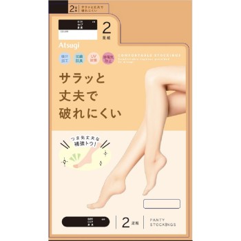 튼튼하고 잘 안 찢어지는 팬티스타킹 2P LLL 블랙 아츠기