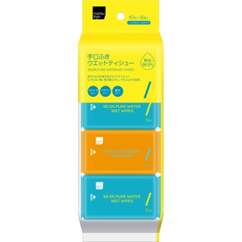 matsukiyo WET WIPES 손·입 닦기 물티슈 8개입