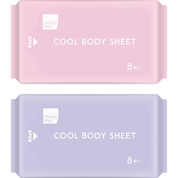 matsukiyo WET WIPES 쿨링 바디시트 8×3p