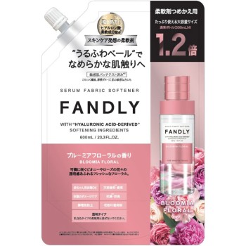 팬드리 섬유유연제 블루미아 플로럴 향 리필(1.2배) 600ml 코스메컴퍼니