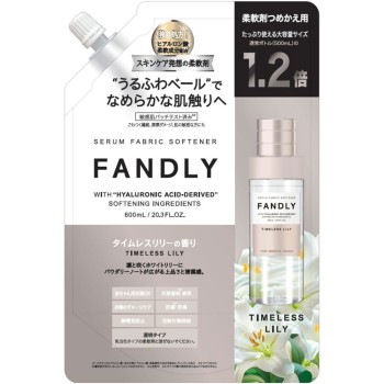팬드리 섬유유연제 타임리스 릴리 향 리필(1.2배) 600ml 코스메컴퍼니