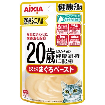 20세부터의 건강 캔 파우치 부드러운 참치 페이스트 40g 아이시아