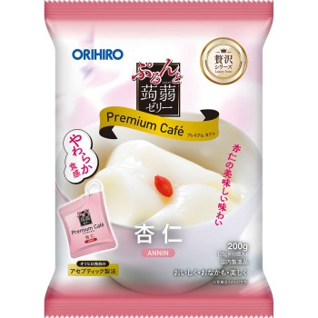 뿌룬토 곤약 프리미엄 카페 행인두부맛 20g×10개 오리히로 플란듀