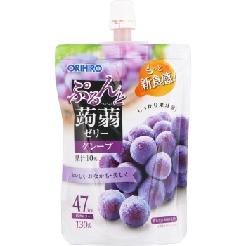 뿌른또 곤약 젤리 스탠딩 그레이프 130g 오리히로플랜듀