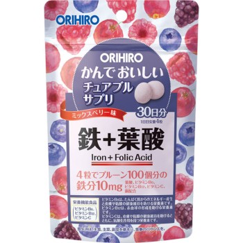 씹어먹는 맛있는 추어블서플리 철 120정 오리히로플란두