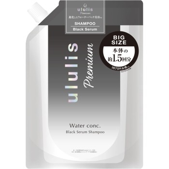 우루리스 프리미엄 워터콘크 블랙 세럼 샴푸 리필 510ml H2O