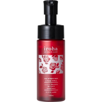 iroha 인티메이트 워시 [폼 타입] 로즈 블룸 향 150ml 텐가