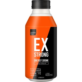 matsukiyo EX STRONG 에너지 드링크 대용량 케이스 400ml×24병