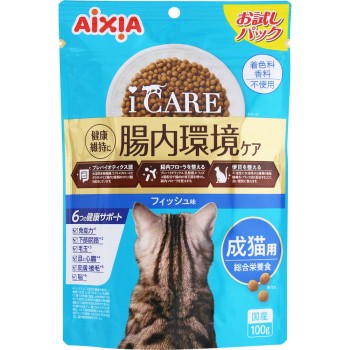 iCARE 캣 드라이 생선 맛 100g 아이시아