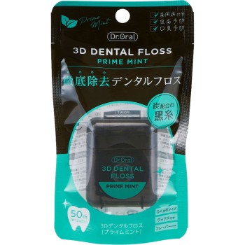Dr.오랄 3D 덴탈 플로스 프라임 민트 50m