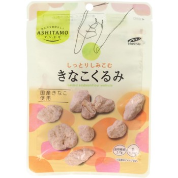 ASHITAMO 촉촉하게 밴 콩가루 호두 40g 몽트와루