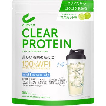 클레버 클리어프로테인 머슬 마스카트맛 400g 네이처랩