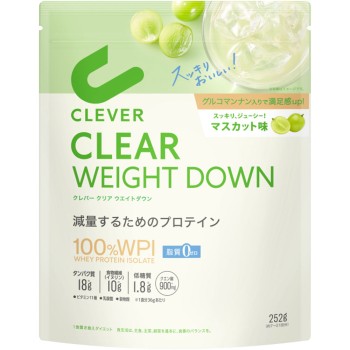클레버 클리어 프로틴 웨이트다운 머스캣맛 252g 네이처랩
